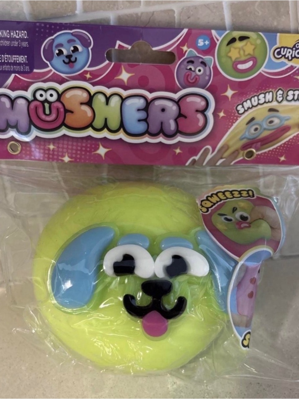 Authentic ORB Curiosities Smushers Squeeze Toy Face Swap Sensory VIRAL SQUISHY